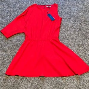 Scarlet Red Halston Dress